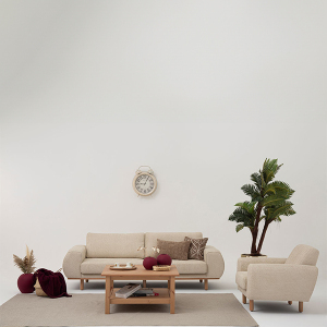 Ared Koltuk Takımı 3+1 Bohem Krem - TepeHome