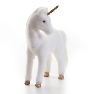 Beyaz Unicorn Figürü 20*30 Cm - TepeHome