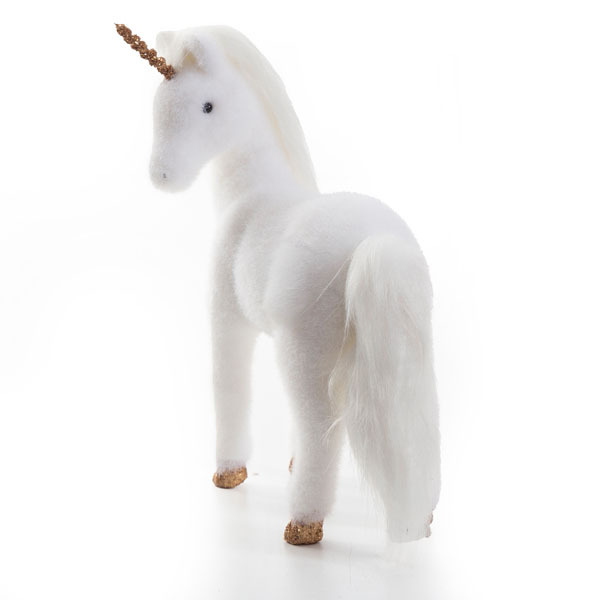 Beyaz Unicorn Figürü 20*30 Cm - 2