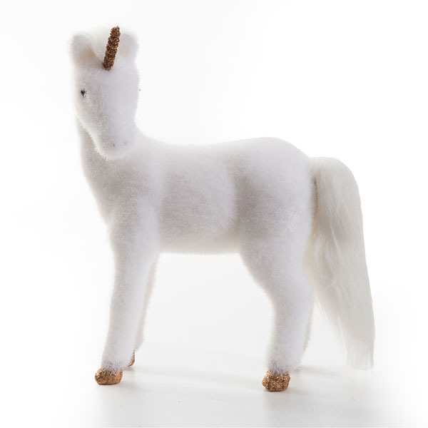 Beyaz Unicorn Figürü 20*30 Cm - 3