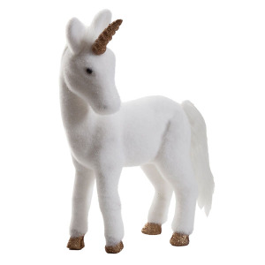 Beyaz Unicorn Figürü 32x42 Cm - 3