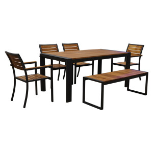 Bg10 Banklı Masa Sandalye Takımı 6K - TepeHome (1)