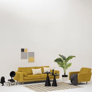 Bima Koltuk Takımı 3+1 Sarı - TepeHome (1)