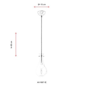 Av-1697-1E Eskitme Modern Avize - TepeHome (1)