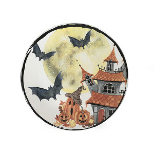 Halloween Moon Servis Tabağı 26 Cm - TepeHome