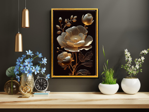 Çerçeveli Kabartmalı TabloÇÇİ-1163-75105 - TepeHome (1)