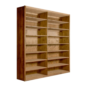 Paina Masif Ahşap Kitaplık 210x220 - 1