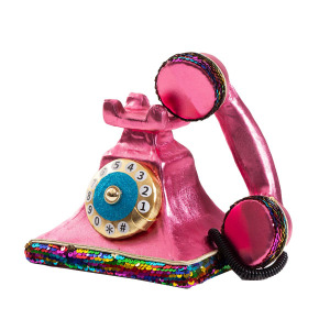 Retro Telefon Figürü 18 Cm - TepeHome