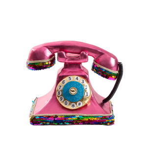 Retro Telefon Figürü 18 Cm - 3