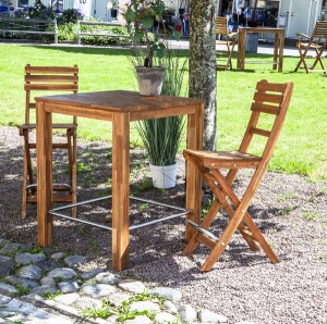 Sofia Bar Sandalyesi 2Adet Golden Teak - 20