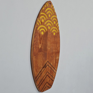 Yellow Decorative Surfboard Tablo - 4